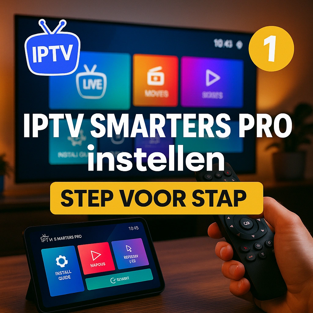 IPTV Smarters Pro instellen stap voor stap IPTV Code